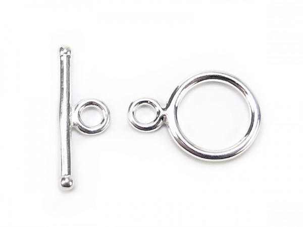 Silver Toggle Clasps | The Curious Gem