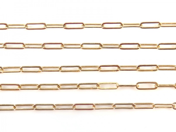 Gold Filled Drawn Cable Chain 5.5mm ~ by the Foot
