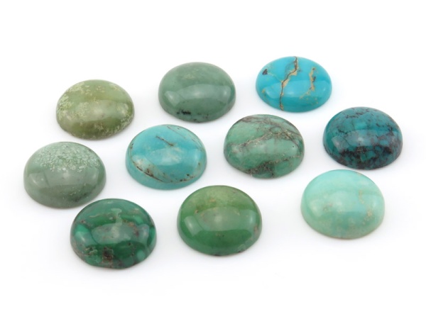 Turquoise Round Cabochon 15mm