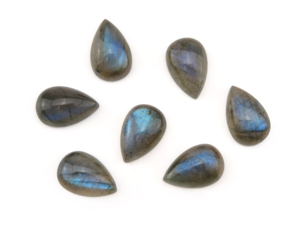 Labradorite Pear Cabochon 12mm x 8mm