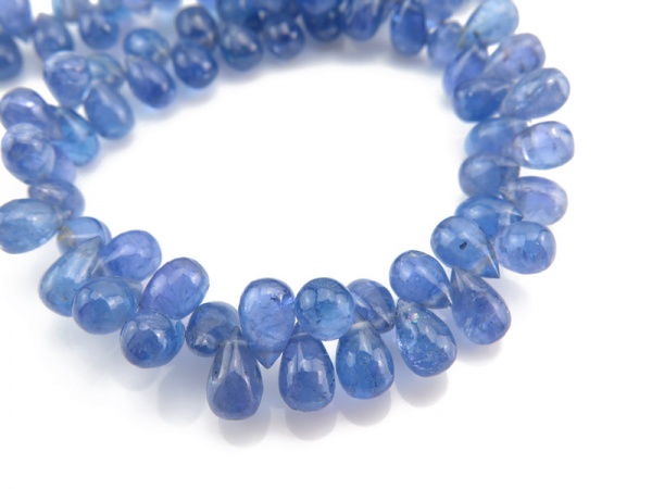 Buy 8 inch Strand of Natural Tanzanite Tear Drop Shape Smooth Cut Blue  Color briollete Beads for DIY Jewelry Making- Earring Necklace Bracelet.  Online at Lowest Price Ever in India | Check