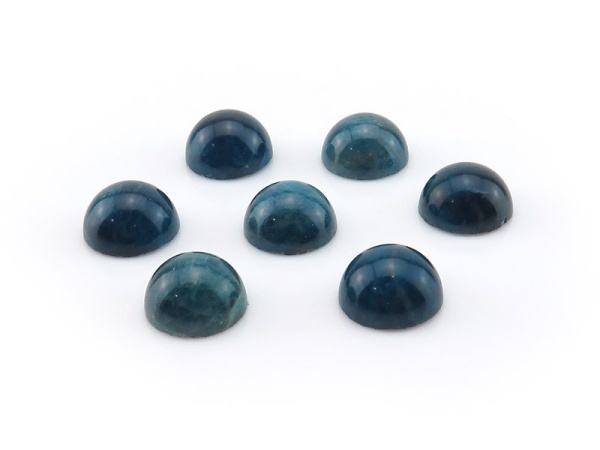 Blue Apatite Round Cabochon 12mm