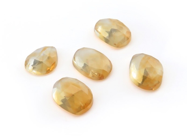 Citrine Rose Cut Freeform Slice ~ Various Sizes