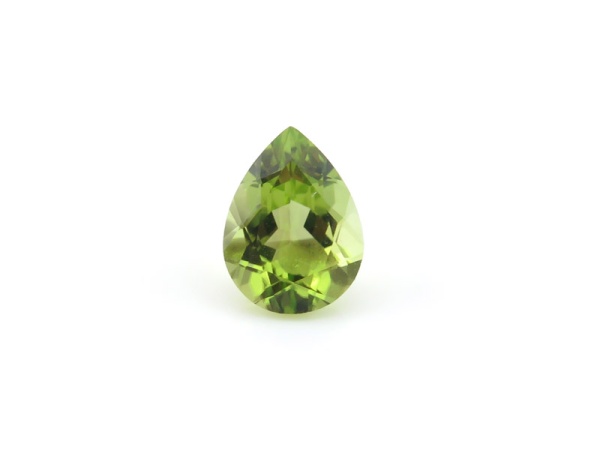 Fair Mined Peridot Faceted Pear 8mm x 6mm