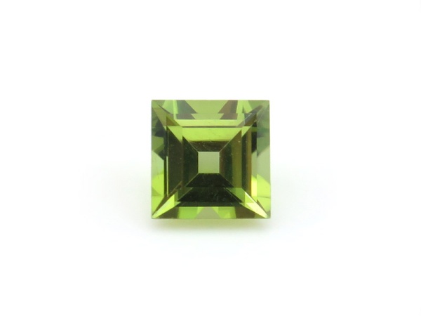 Fair Mined Peridot Faceted Square 6mm