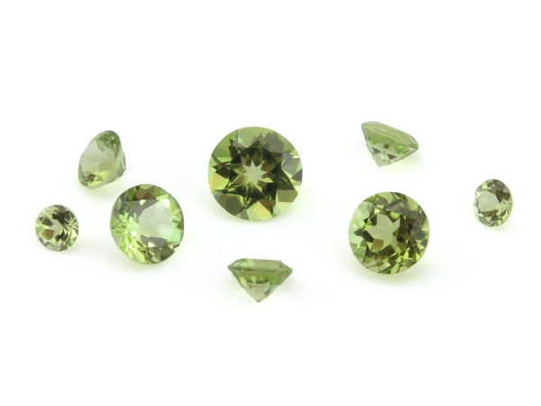 Fair Mined Peridot Faceted Round ~ Various Sizes