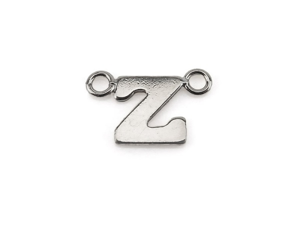 Sterling Silver Alphabet Connector ~ Z