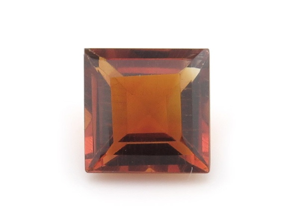 Madeira Citrine Faceted Square 5mm