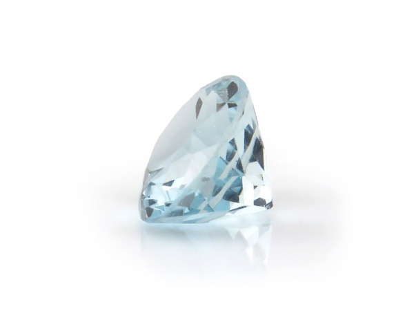 Aquamarine Faceted Oval 10mm x 8mm