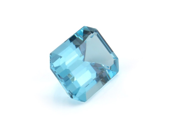 Sky Blue Topaz Faceted Octagon 17.75mm x 12.75mm