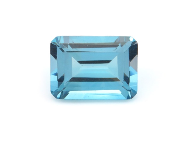 Sky Blue Topaz Faceted Octagon 18mm x 13mm