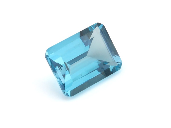 Sky Blue Topaz Faceted Octagon 18mm x 13mm