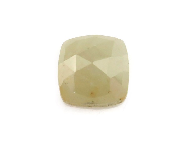 Green Sapphire Rose Cut Square Cabochon 10mm