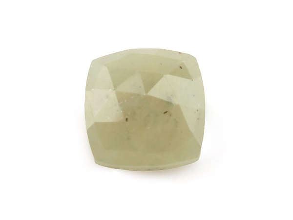 Green Sapphire Rose Cut Square Cabochon 10mm