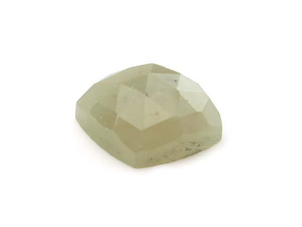 Green Sapphire Rose Cut Square Cabochon 10mm