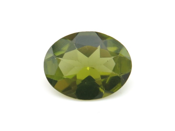 Peridot Faceted Oval 10mm x 8mm