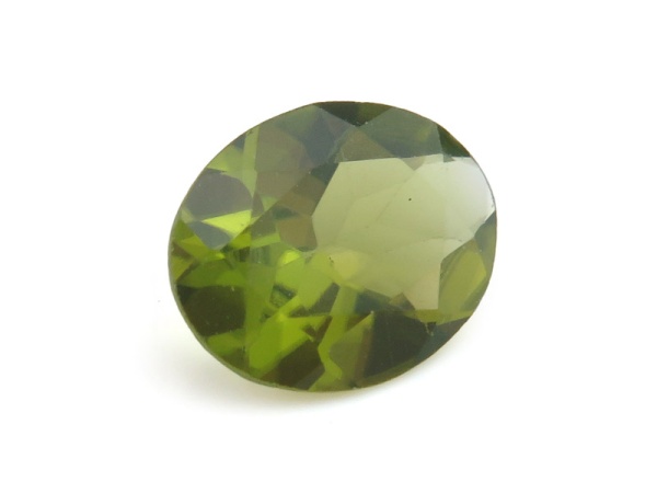 Peridot Faceted Oval 10mm x 8mm