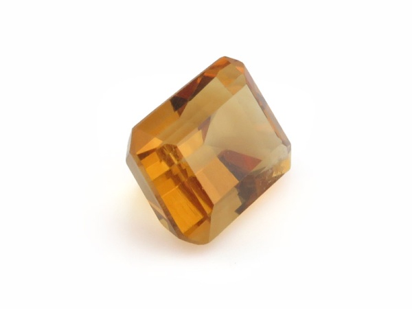 Madeira Citrine Faceted Octagon 8mm x 6mm