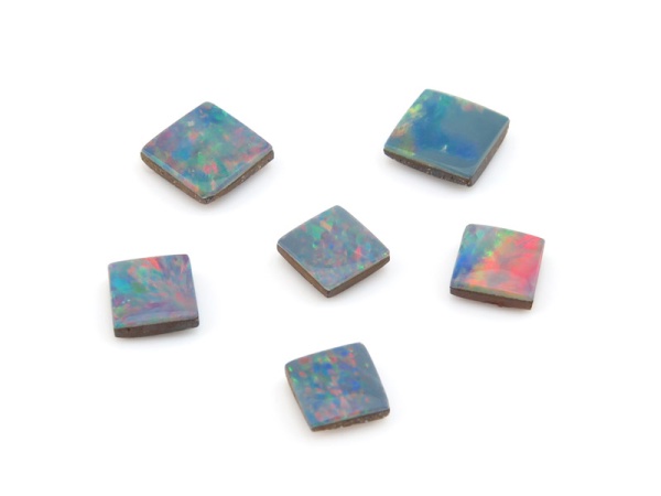 Australian Opal Square Doublet ~ Various Sizes