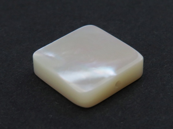 Mother of Pearl Square Bead 10mm ~ SINGLE