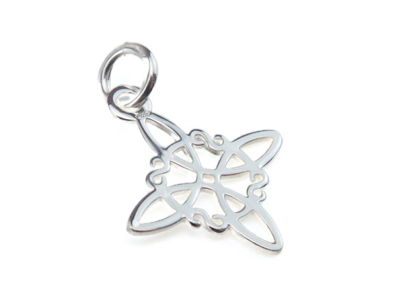 Sterling Silver Celtic Knot Pendant 19mm