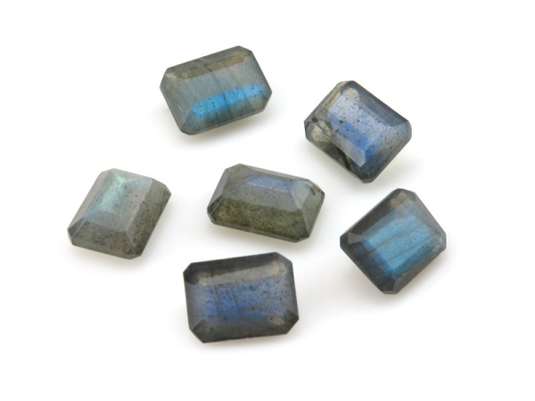 Labradorite Faceted Octagon 8mm x 6mm