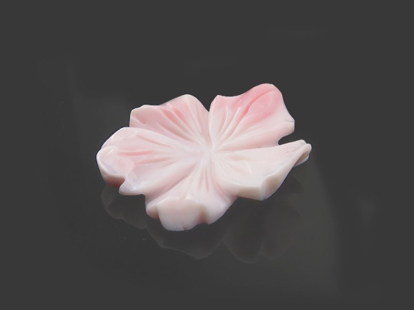 Pink Conch Shell Carved Flower ~ Various Sizes