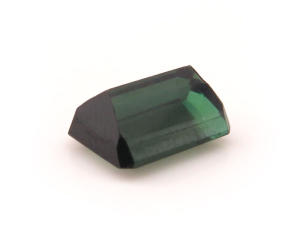 Green Tourmaline Faceted Octagon 8mm x 6.25mm