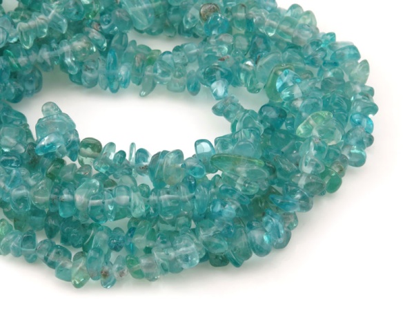 Apatite Smooth Tumble Nugget Beads 5-8mm ~ 16'' Strand