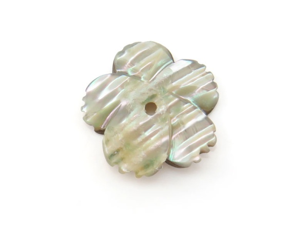 Abalone Shell Flower Bead 10.5mm ~ SINGLE