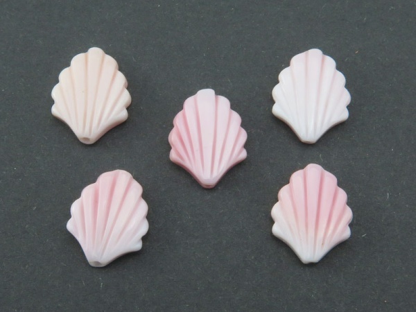 Pink Conch Shell Bead 15mm ~ SINGLE