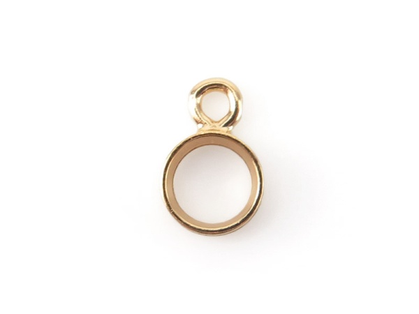 Gold Filled Bezel Pendant 3mm