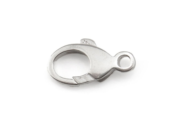 Sterling Silver Oval Balloon Clasp 13.5mm