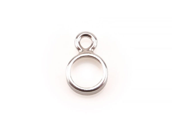 Sterling Silver Bezel Pendant 3mm