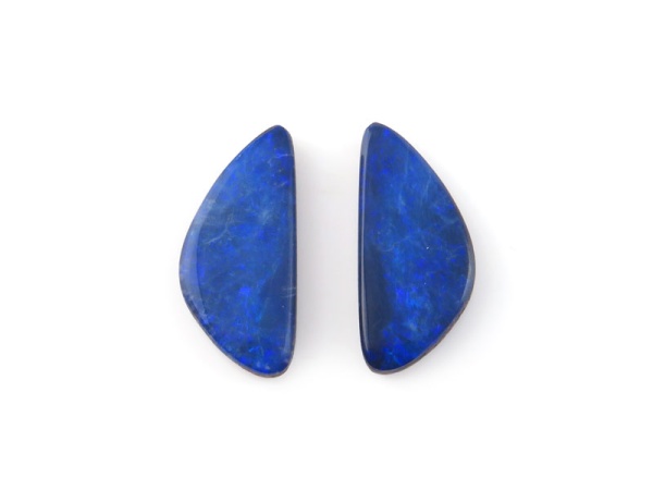 Australian Opal Doublet 17.5mm ~ PAIR