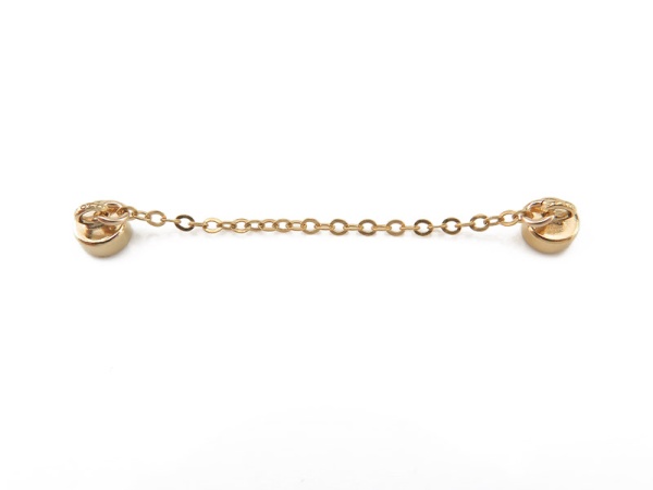 Gold Filled Magnetic Clasp with Safety Chain