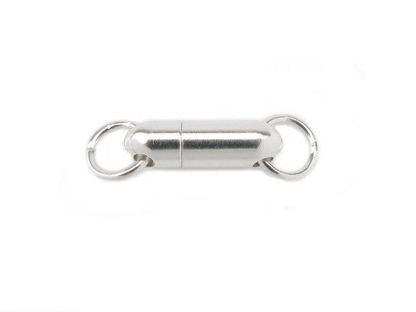 Sterling Silver Long Magnetic Clasp 14.5mm