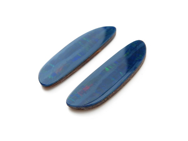 Australian Opal Doublet 32mm ~ PAIR