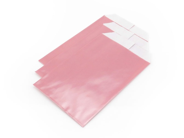 Paper Bag ~ Pearlescent Pink ~ 12cm x 7cm