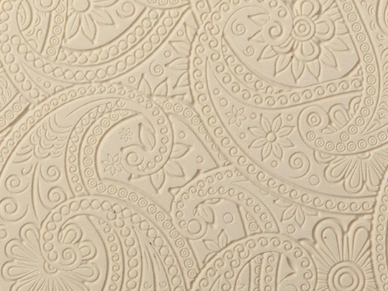 Texture Tile ~ Eastern Paisley Embossed