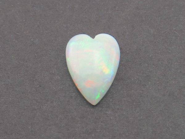 Australian Opal Heart Cabochon 11mm