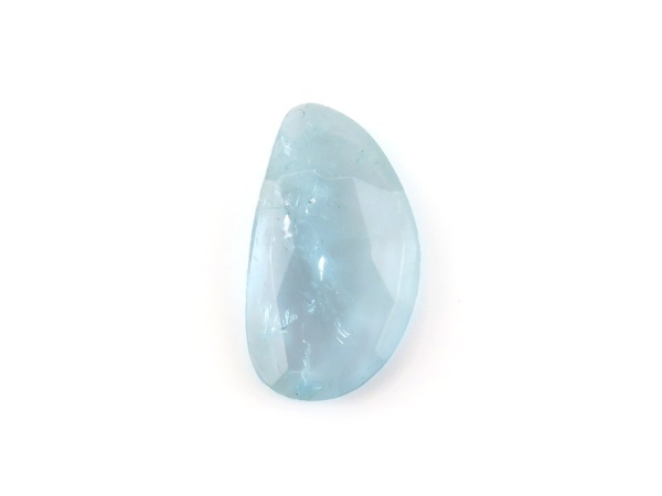 Aquamarine Rose Cut Slice 19mm