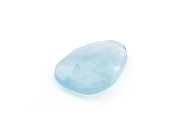 Aquamarine Rose Cut Slice 15.5mm