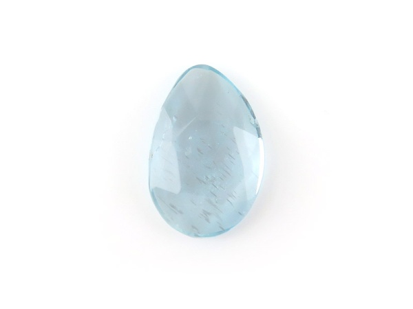 Aquamarine Rose Cut Slice 12.25mm