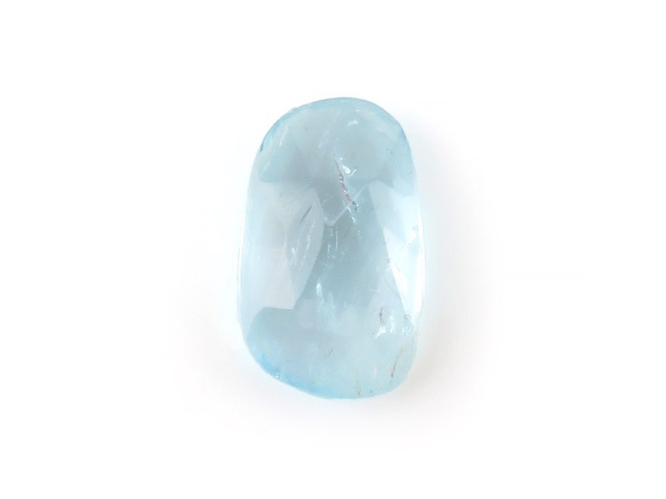 Aquamarine Rose Cut Slice 12.5mm