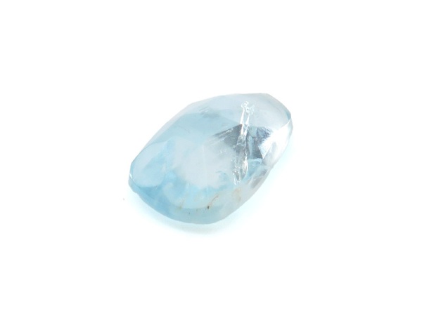 Aquamarine Rose Cut Slice 12.5mm