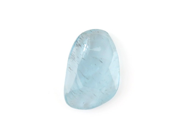 Aquamarine Rose Cut Slice 15.25mm