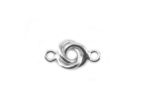 Sterling Silver Knot Connector 8mm