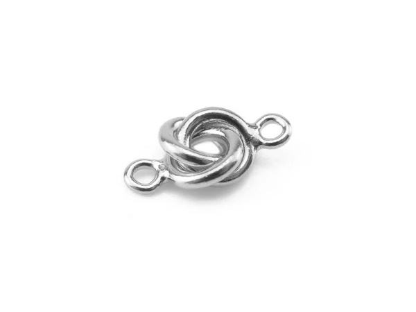 Sterling Silver Knot Connector 8mm