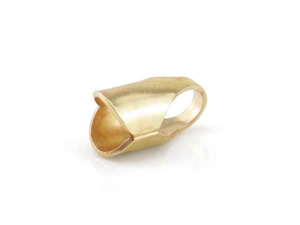 Gold Filled Round End Cap 4mm ID